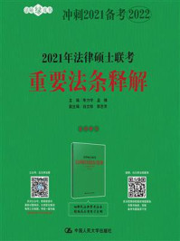 2021年法律硕士联考重要法条释解/朱力宇