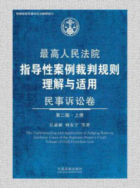 最高人民法院指导性案例裁判规则理解与适用·民事诉讼卷(上册·第2版)/江必新 何东宁等