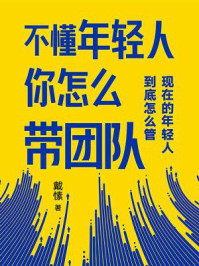 不懂年轻人你怎么带团队/戴愫