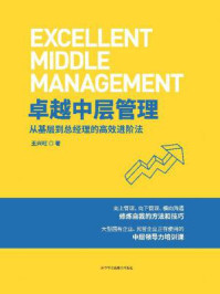 卓越中层管理:从基层到总经理的高效进阶法/王兴旺
