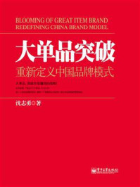 大单品突破：重新定义中国品牌模式/沈志勇-mob/epub/azw3/pdf电子书免费下载/书单推荐16km电子书