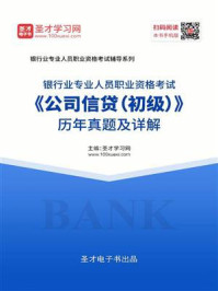 2020年下半年银行业专业人员职业资格考试《公司信贷（初级）》历年真题及详解/圣才电子书-mob/epub/azw3/pdf电子书免费下载/书单推荐16km电子书